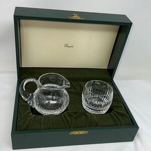 Gucci Vintage Bourbon Water Cut Crystal Set in Original Velvet Box